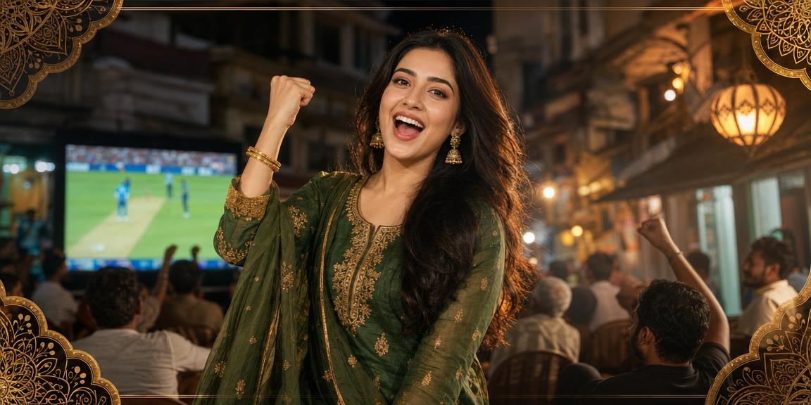 নারায়ণগঞ্জে একজন বাংলাদেশি মডেল 576 - এ ক্রিকেট বেটিং উপভোগ করছেন